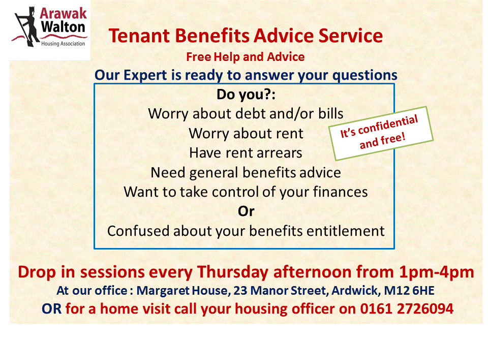 Benefit advice service